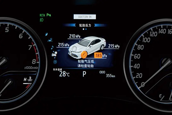 胎压一夜之间从2.5降到1.9