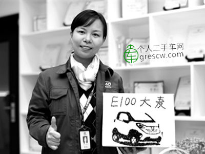 新能源汽车女神赵小羽,柳州道路上的E100就是她的团队打造的